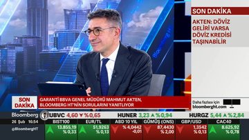 Garanti BBVA Genel Müdüründen Bloomberg HT'ye açıklamalar