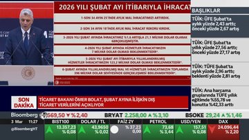 Bakan Bolat: Dış ticaret açığı 9,2 milyar dolar