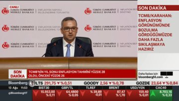 TCMB yıl sonu enflasyon tahminini yükseltti