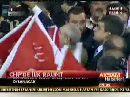 CHP'de ilk raund
