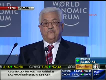 Filistin Devlet Başkanı Abbas'ın WEF konuşması