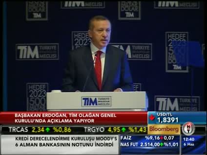 Başbakan Erdoğan, TİM toplantısında konuştu