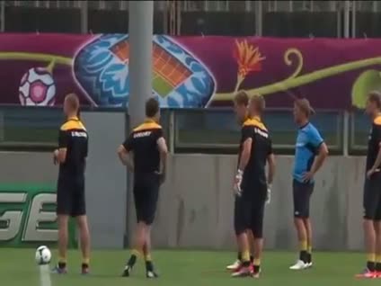 Enteresan antrenman!