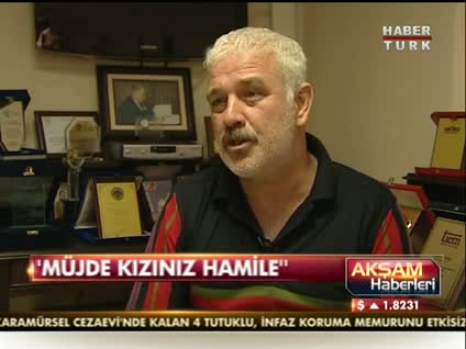 "Tebrikler kızınız hamile"