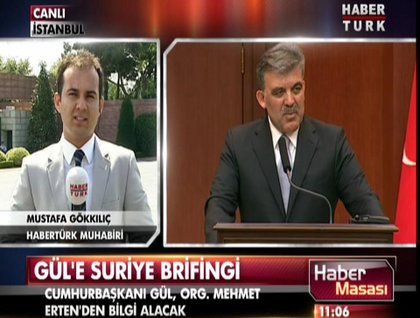 Gül'e Suriye brifingi