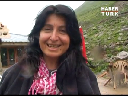 Rize'de Temmuz ayında kar süprizi