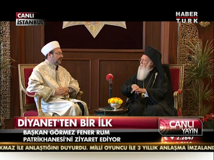 Diyanet İşleri Başkanı'ndan patrikhane ziyareti