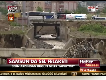 Samsun sel felaketinin ardından ilk gün