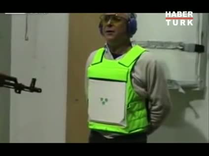 Kalaşnikof ile deney!