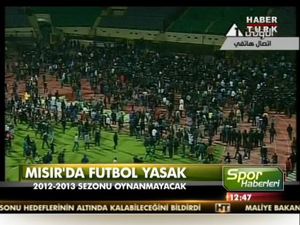 Mısır'da futbol yasak!