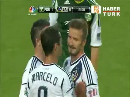 David Beckham 35 metreden avladı
