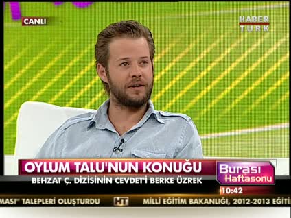 Berke Üzrek, Burası Haftasonu'na konuk oldu