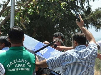 İslahiye'de mülteci kampında isyan