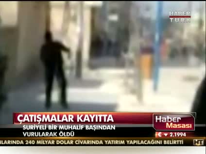 Suriyeli muhalife sniper kurşunu!