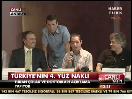 Türkiye'nin 4. yüz nakli! (Açıklama 2)