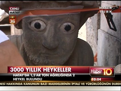 3000 yıllık, 1.5 tonluk ve iki gözü var!