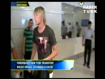Milos Krasic İstanbul'da!