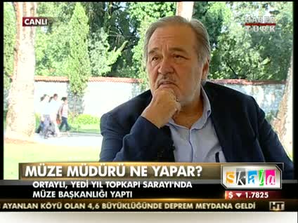İlber Ortaylı, Skala'da!