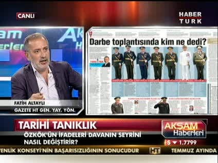 Fatih Altaylı, Özkök'ün ifadelerini yorumladı! 2