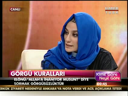 Elönü: "Allaha inanıyor musun?" diye sormak görgüsüzlüktür