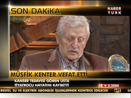 Müşfik Kenter vefat etti!