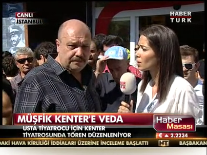 Müşfik Kenter'e veda!