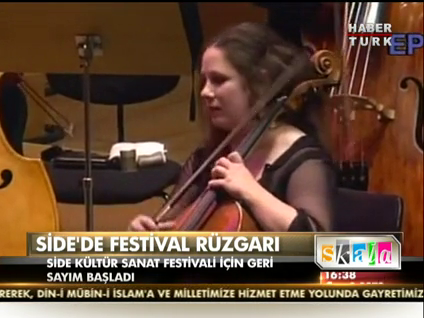 Side'de festival rüzgarı