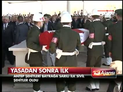 Sivil yasasından sonra ilk cenaze!