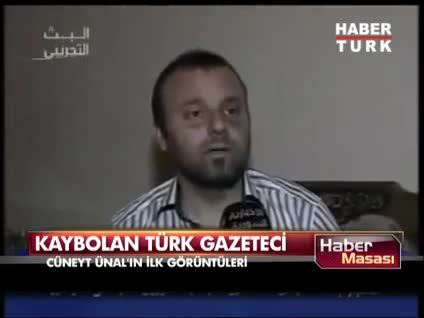 Kaybolan Türk gazetecinin ilk görüntüleri
