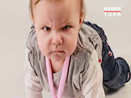 Şirin ve öfkeli bebekler!