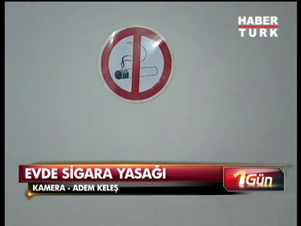 Sigara yasağı eve mi giriyor?