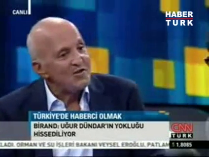 Birand'dan Cüneyt Özdemir'e p.. kurusu!