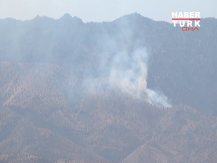 Cudi dağında yangın!