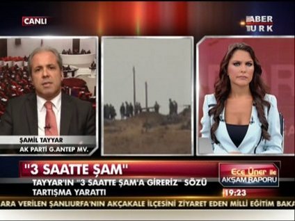 "3 saatte Şam"