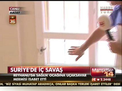 Hatay'a uçaksavar mermisi!
