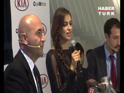Irina Shayk, İstanbul Autoshow'da!
