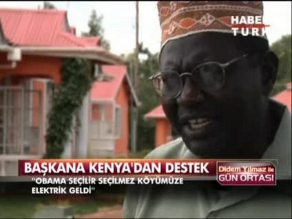 Kenya'nın kalbi Obama'da
