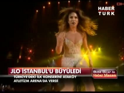 Jennifer Lopez'den muhteşem gösteri!