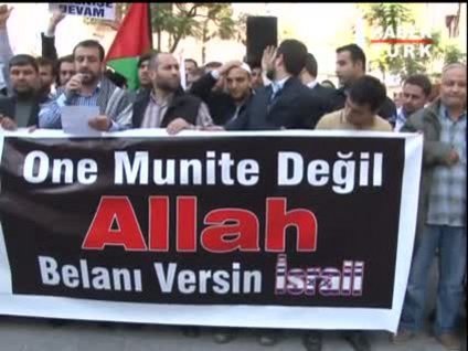 Gazze saldırılarına lanet yağdı!