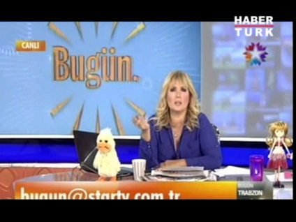 İzleyiciyi fırçaladı!