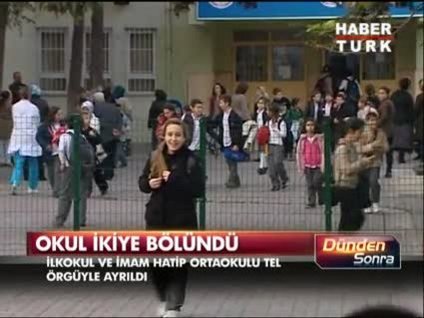 2 okul arası tel örgü!