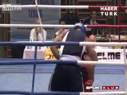 Boksör gaza gelirse!