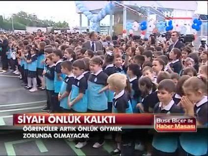 Artık önlük yok!