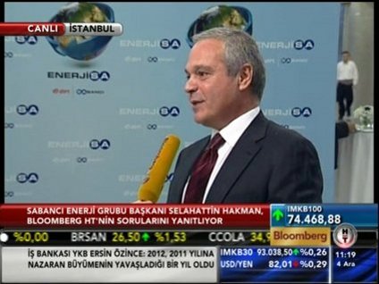 Sabancı Enerji Grubu Başkanı, Bloomberg HT'de!