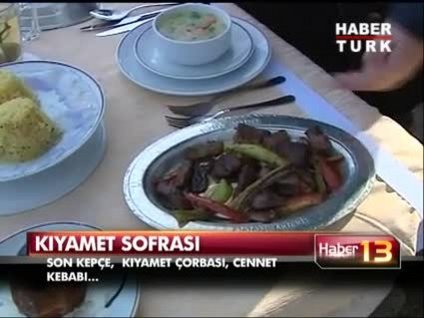 ''Kıyamet Menüsü''