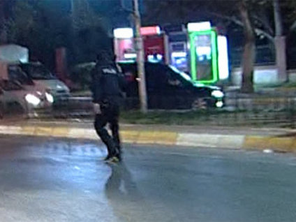 Saldırı anı polis telsizinde