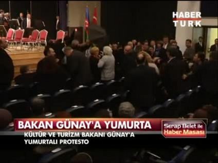 Bakana yine yumurta!