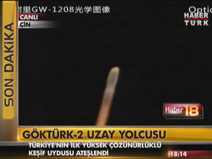 Göktürk-2 uzaya gönderildi
