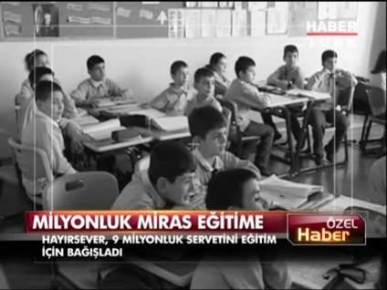 9 milyon TL'lik örnek miras