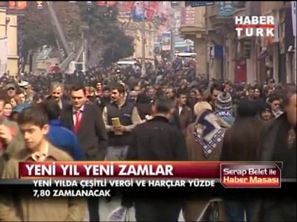2013'ün ilk zamları!
